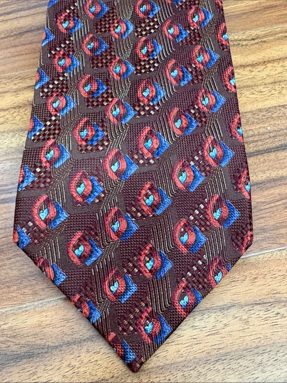 Ermenegildo Zegna Necktie Silk Geometric‎